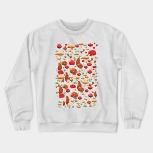 Cute Mushrooms Crewneck Sweatshirt